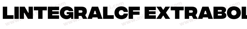 lIntegralCF ExtraBol字体转换